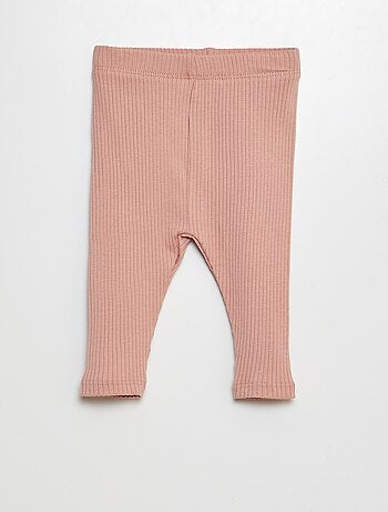 Lot de 3 leggings côtelés