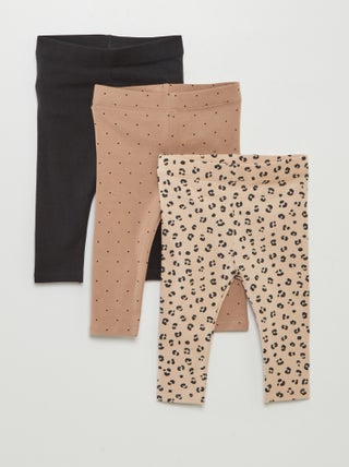 Lot de 3 leggings longs