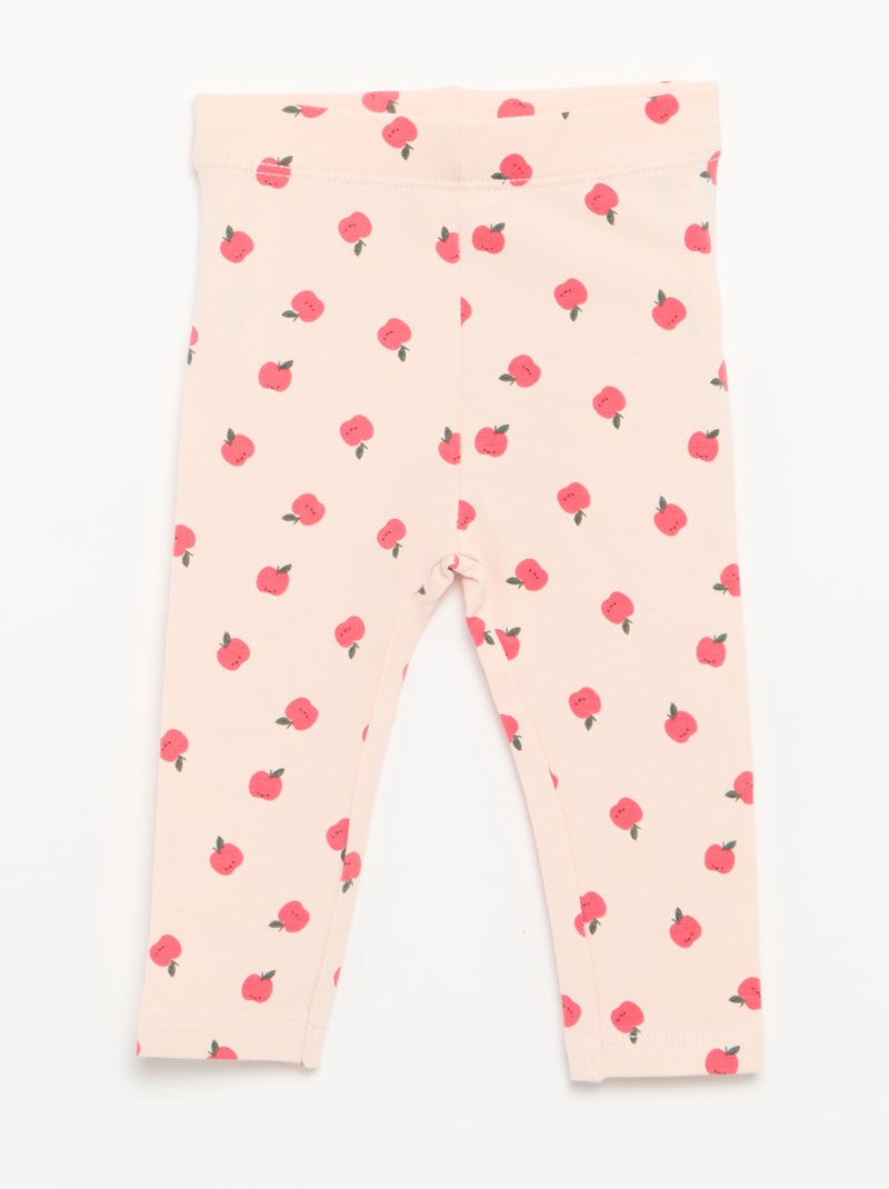 Lot de 3 leggings longs Rose - Kiabi