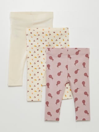 Lot de 3 leggings longs