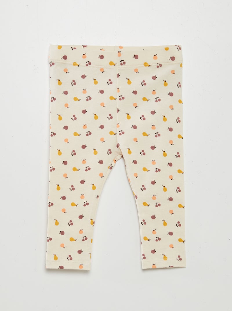 Lot de 3 leggings longs Violet - Kiabi