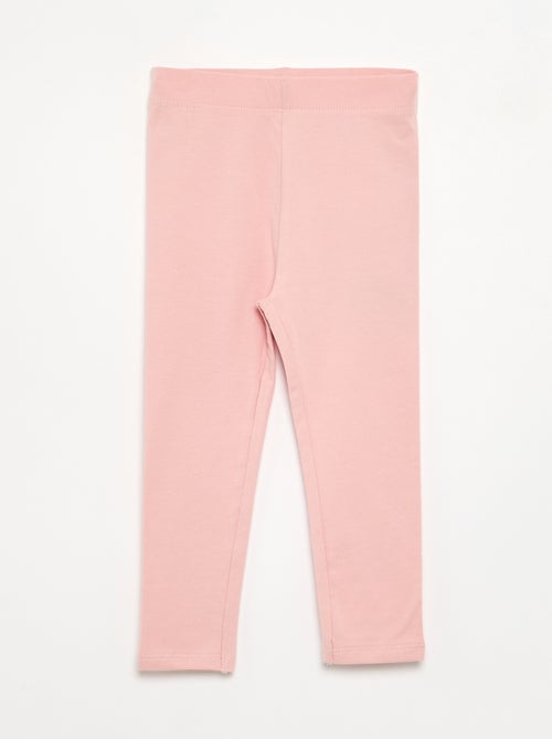 Lot de 3 leggings unis en jersey - Kiabi