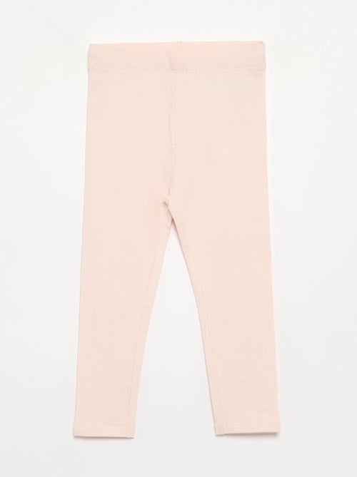 Lot de 3 leggings unis en jersey - Kiabi