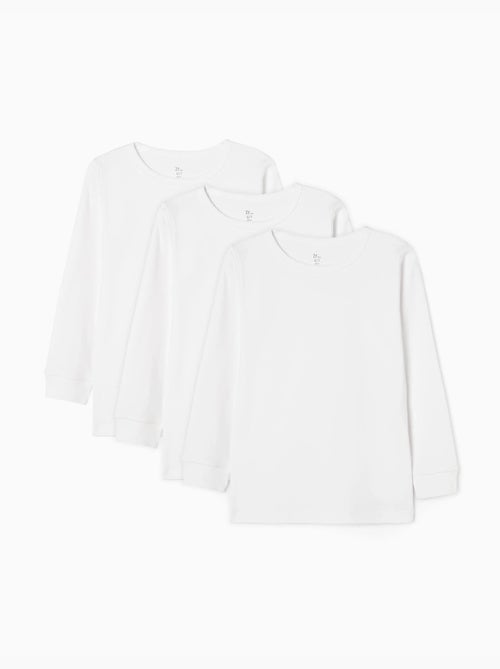 Lot de 3 maillots de corps en coton - Kiabi