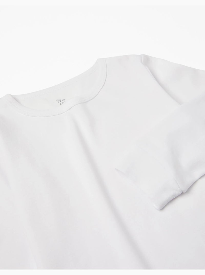 Lot de 3 maillots de corps en coton Blanc - Kiabi