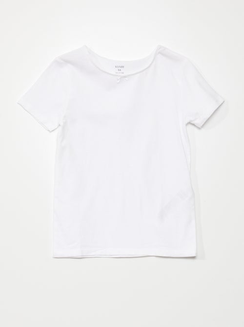 Lot de 3 maillots de corps en coton - Kiabi