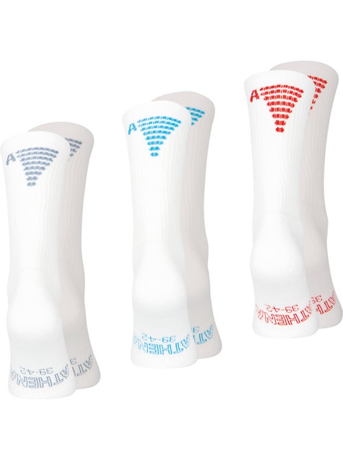 Lot de 3 mi-chaussettes homme training dry athena - Kiabi Lot de 3 mi-chaussettes homme training dry athena - Kiabi