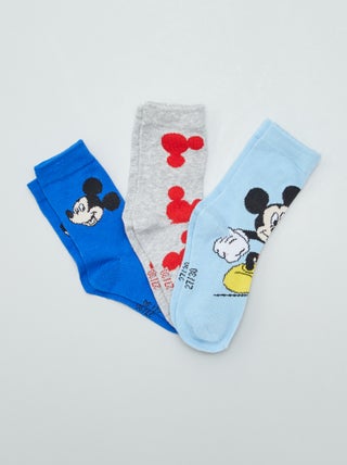 Lot de 3 mi-chaussettes 'Mickey'