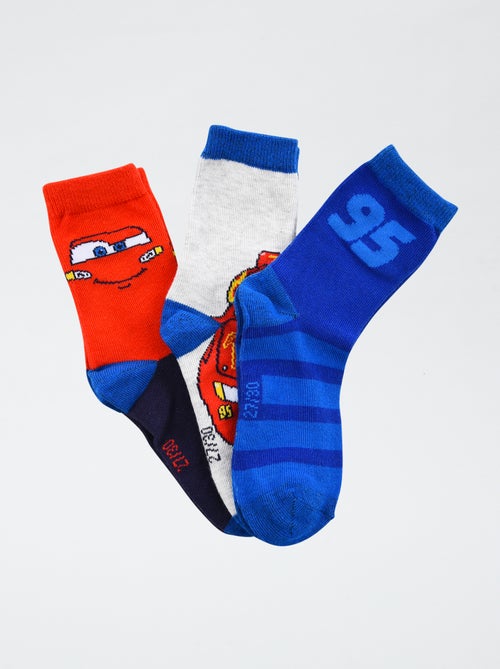 Lot de 3 paires de chaussette 'Disney' 'Cars' - Kiabi