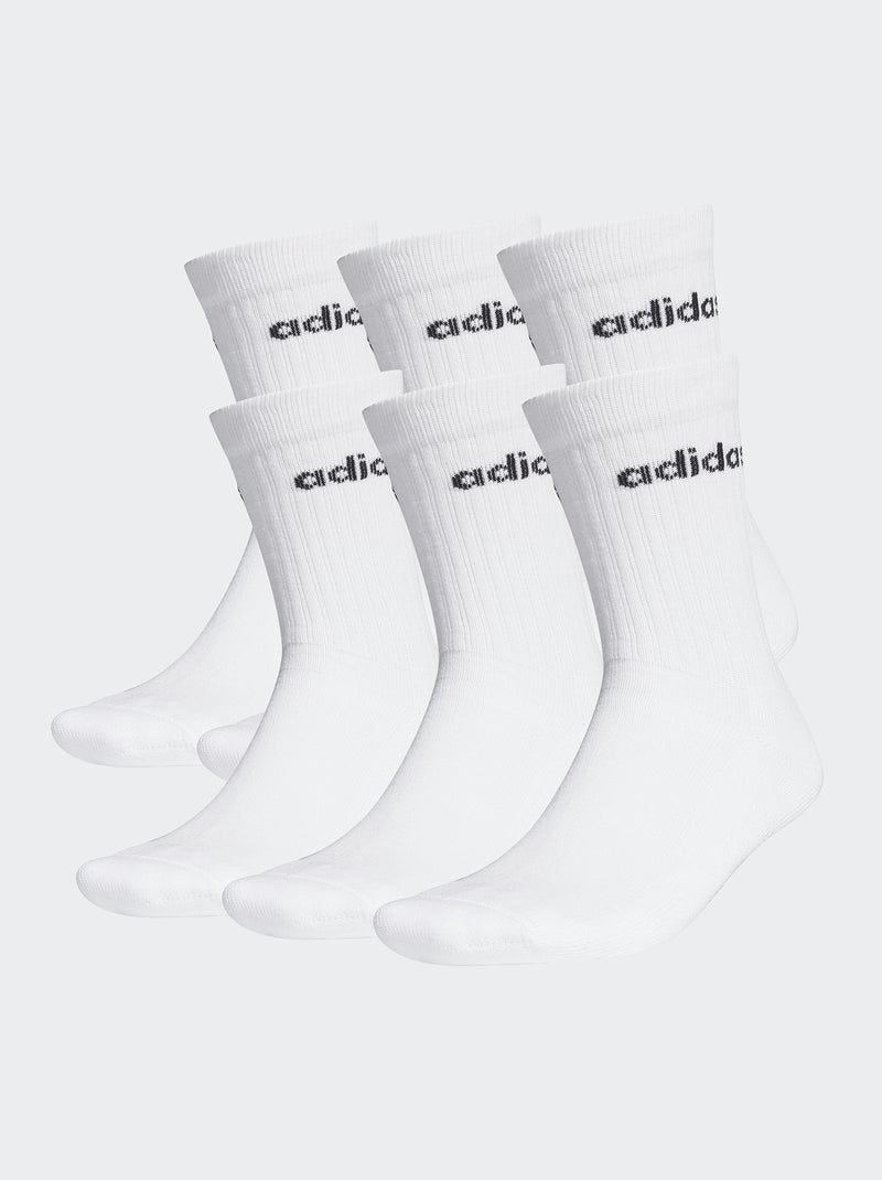 Lot de 3 paires de chaussettes 'adidas' Blanc - Kiabi