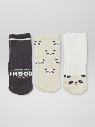 Lot de 3 paires de chaussettes antidérapantes