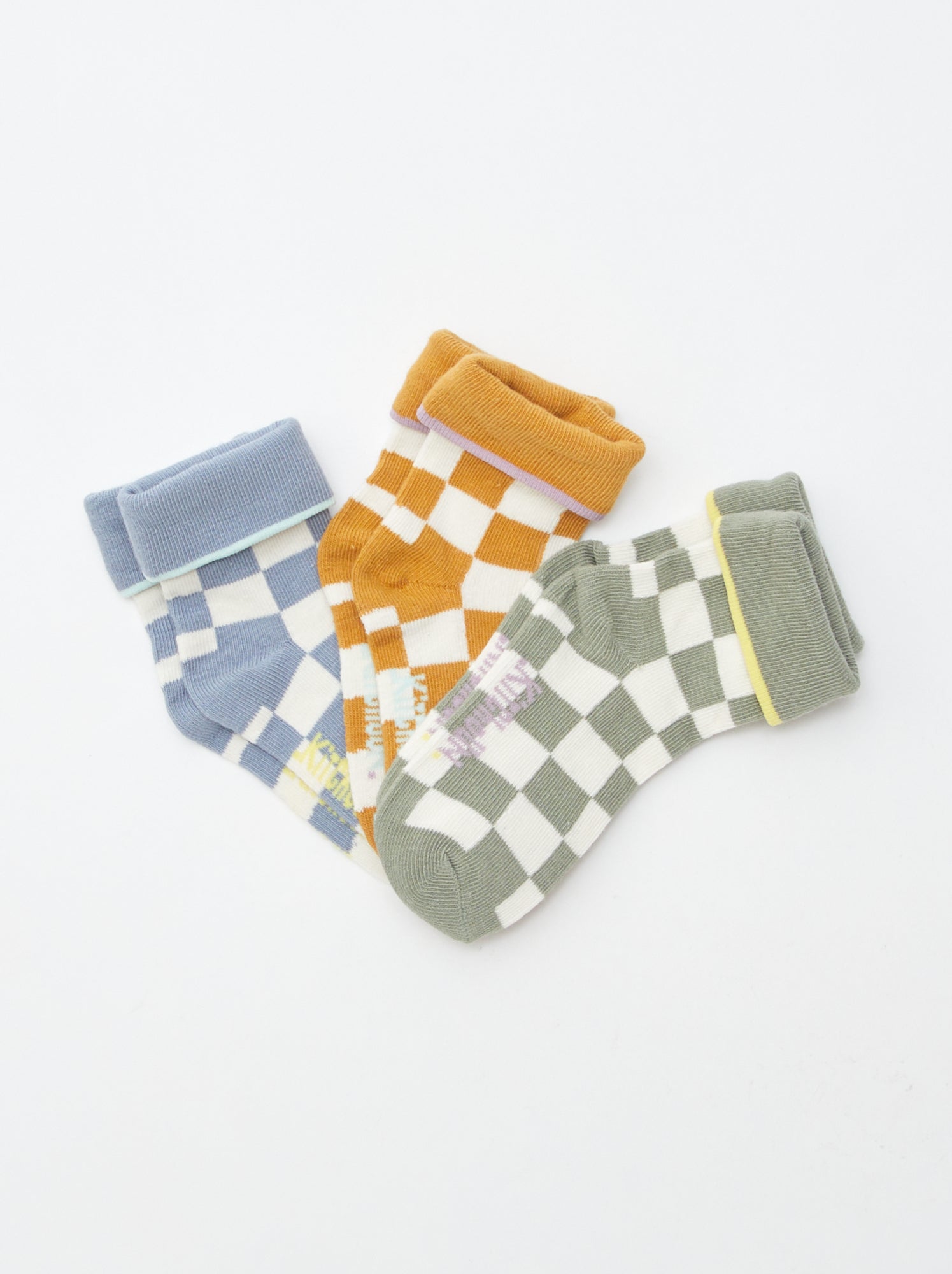 Lot de 3 paires de chaussettes avec revers - Kitchoun