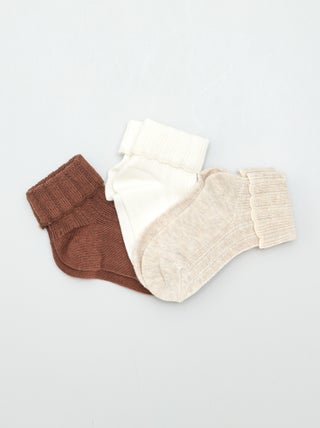 Lot de 3 paires de chaussettes bébé