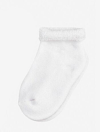 Lot De 3 Paires De Chaussettes Beige Et Blanc (0-3 Mois)