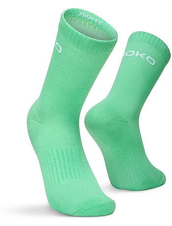 Lot de 3 paires de chaussettes de padel mi-mollet padel homme et femme vira cele