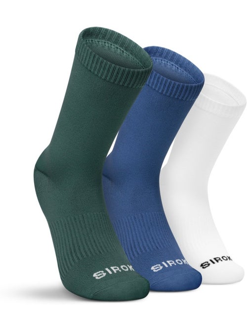Lot de 3 paires de chaussettes de tennis mi-mollet tennis homme et femme 3motion - Kiabi
