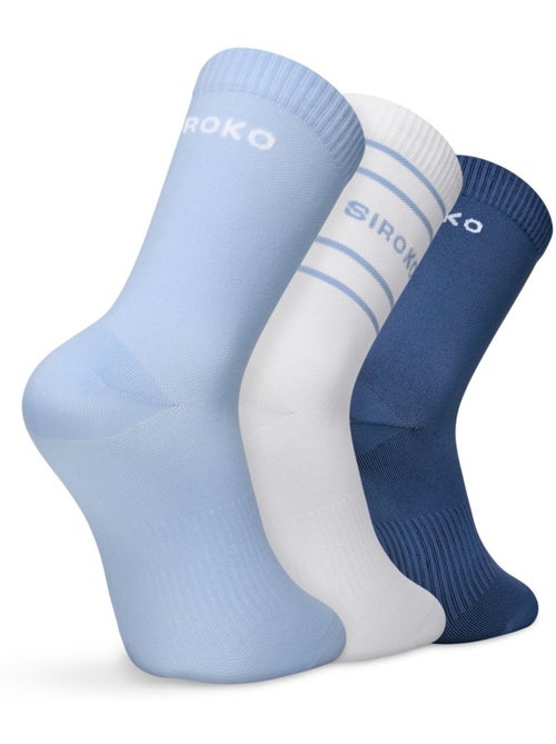 Lot de 3 paires de chaussettes de tennis mi-mollet tennis homme et femme 3motion - Kiabi