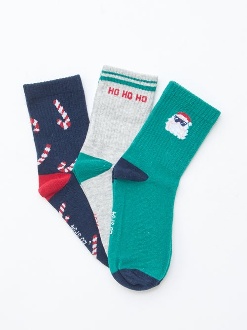 Lot de 3 paires de chaussettes de tennis - Kiabi
