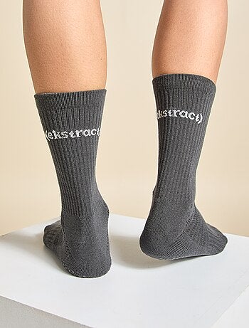 Lot de 3 paires de chaussettes (ekstract) anti-dérapantes en coton