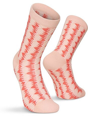 Lot de 3 paires de chaussettes en coton lifestyle homme et femme monogram