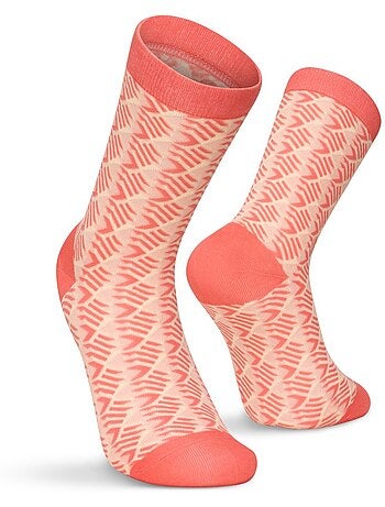 Lot de 3 paires de chaussettes en coton lifestyle homme et femme monogram
