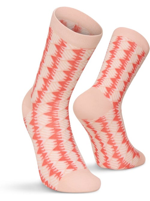 Lot de 3 paires de chaussettes en coton lifestyle homme et femme monogram - Kiabi