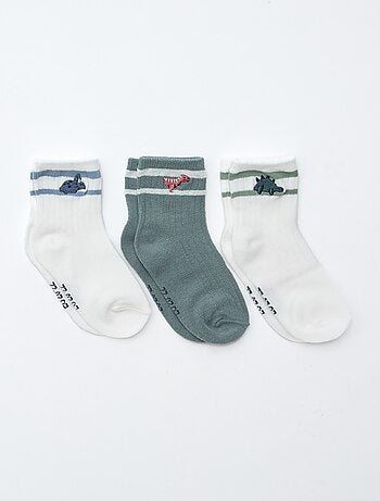 Lot de 3 paires de chaussettes en maille stretch