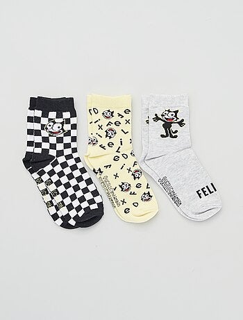 lot de 3 paires de chaussettes enfant motif dinosaure Dim en