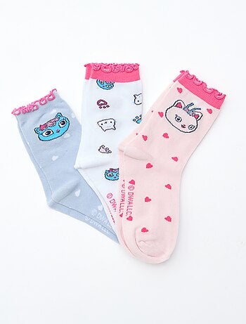 Lot de 3 paires de chaussettes 'Gabby et la maison magique'