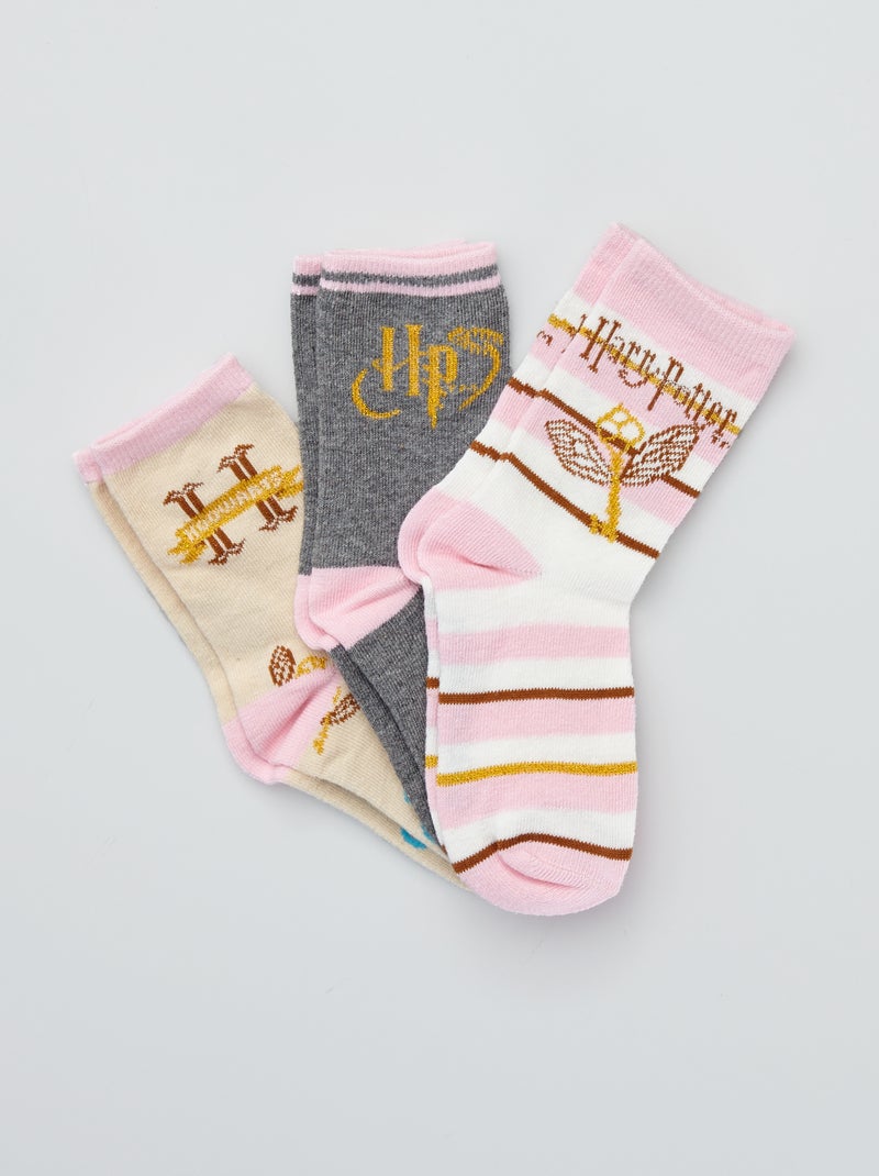 Pack 3 paires de chaussettes Poudlard main image 0