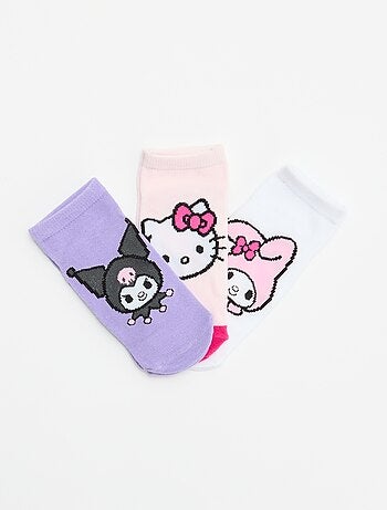 Lot de 3 paires de chaussettes 'Hello Kitty'