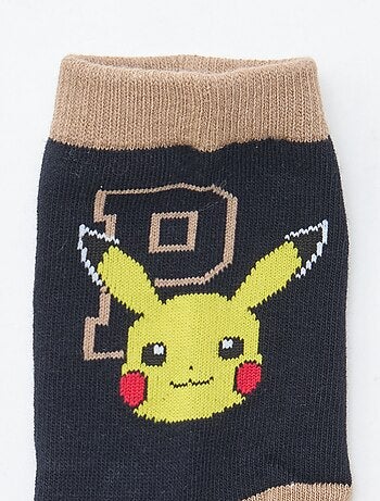 Lot de 3 paires de chaussettes imprimées 'Pokémon' à tiges hautes