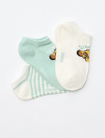 Lot de 3 paires de chaussettes invisibles 'Disney'