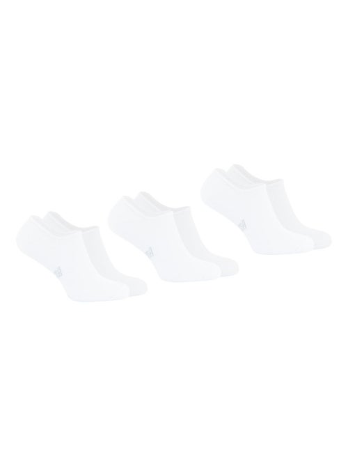 Lot de 3 paires de chaussettes invisibles ecopack athena - Kiabi Lot de 3 paires de chaussettes invisibles ecopack athena - Kiabi