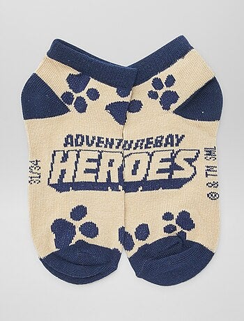 Lot de 3 paires de chaussettes invisibles 'Pat Patrouille'