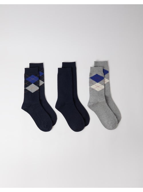Lot de 3 paires de chaussettes, mo fashion - Kiabi