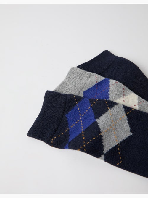 Lot de 3 paires de chaussettes, mo fashion - Kiabi