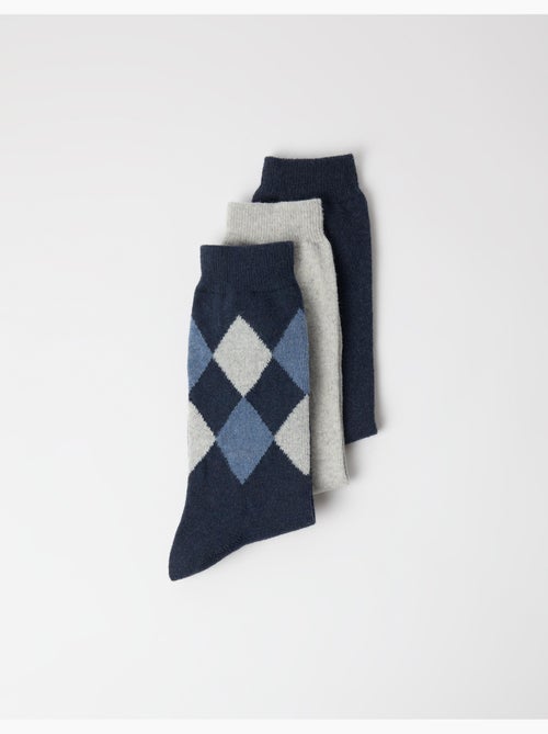 Lot de 3 paires de chaussettes, mo fashion - Kiabi