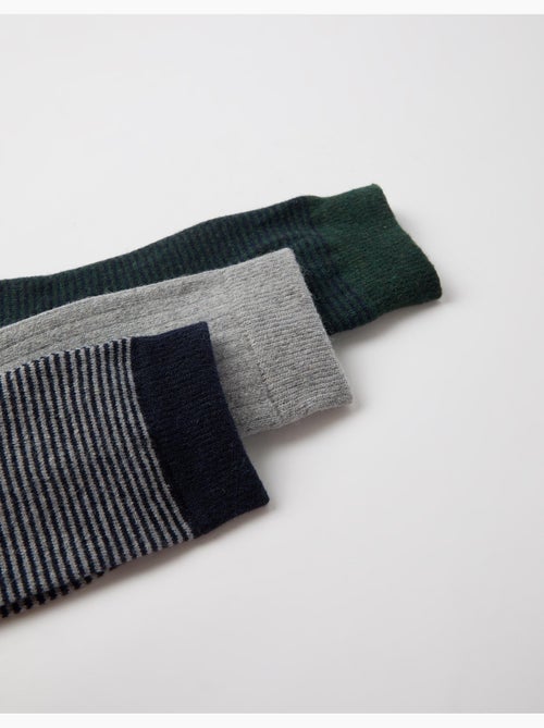 Lot de 3 paires de chaussettes, mo fashion - Kiabi