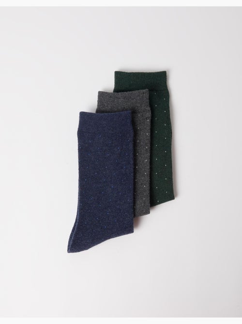 Lot de 3 paires de chaussettes, mo fashion - Kiabi