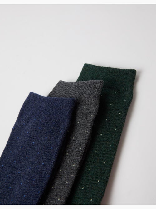 Lot de 3 paires de chaussettes, mo fashion - Kiabi