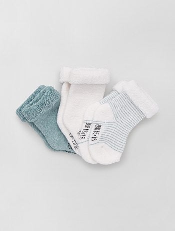 Lot de 3 paires de chaussettes naissance