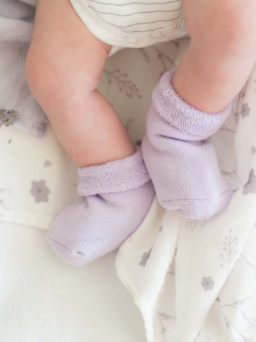 Lot De 3 Paires De Chaussettes Roses (0-6 Mois) - Kiabi