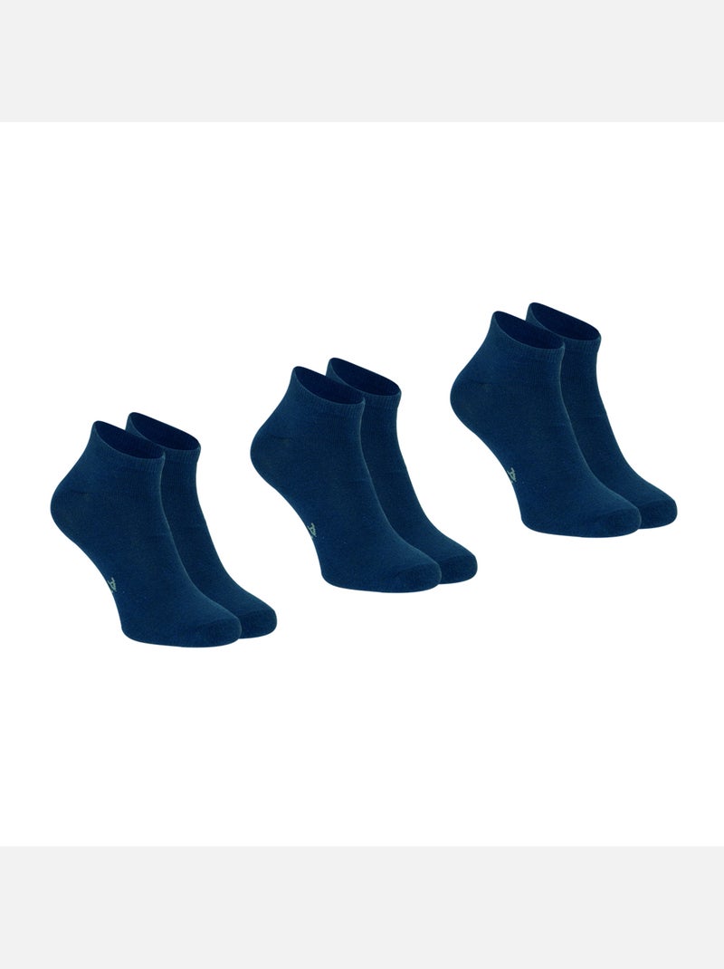 Lot de 3 paires de socquettes homme my petit prix athena Bleu marine - Kiabi