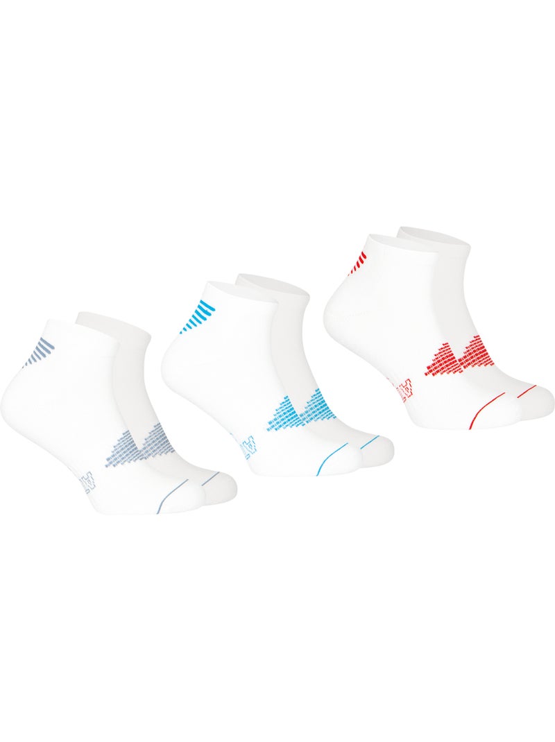 Lot de 3 paires de socquettes homme training dry athena Blanc - Kiabi