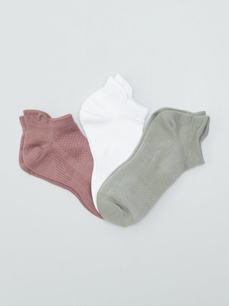 Lot de 3 paires de socquettes LOT SHADOW - Kiabi
