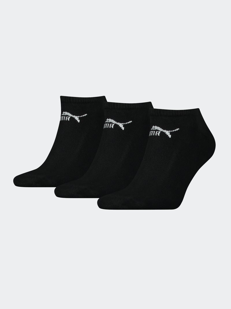 Lot de 3 paires de socquettes 'Puma' Noir - Kiabi