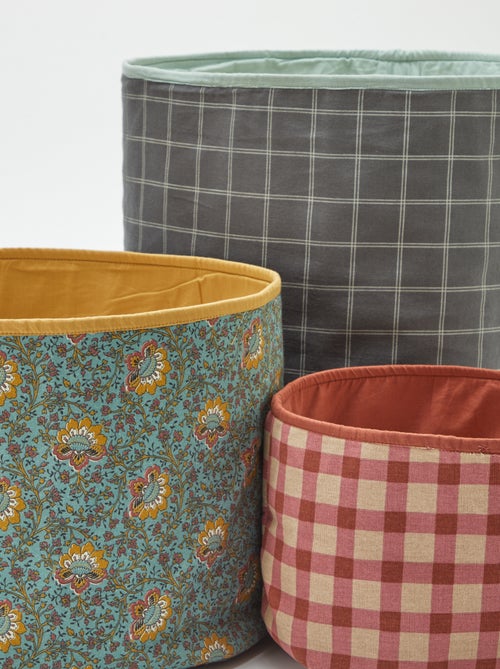 Lot de 3 paniers à linge - Kiabi Home - Kiabi