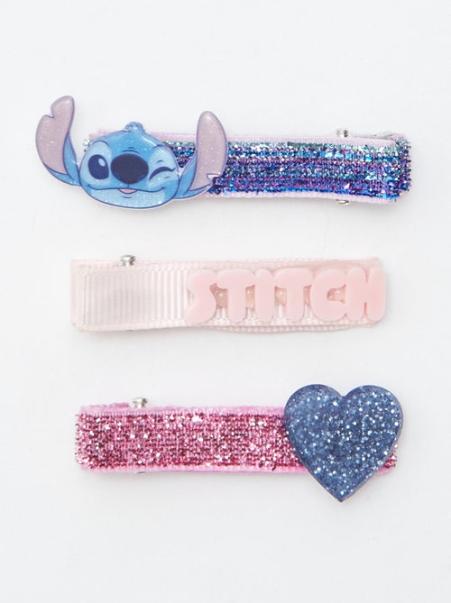 Lot de 3 pinces croco 'Stitch' - Kiabi
