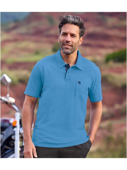 Lot de 3 polos coton unis   - atlas for men - Kiabi